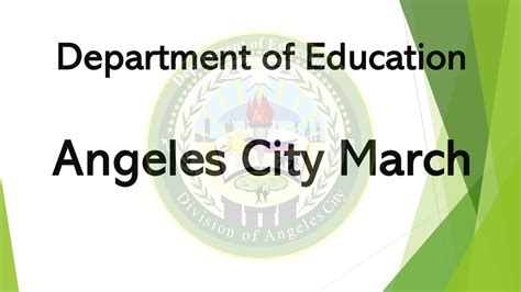 Angeles City March l Department of Education .